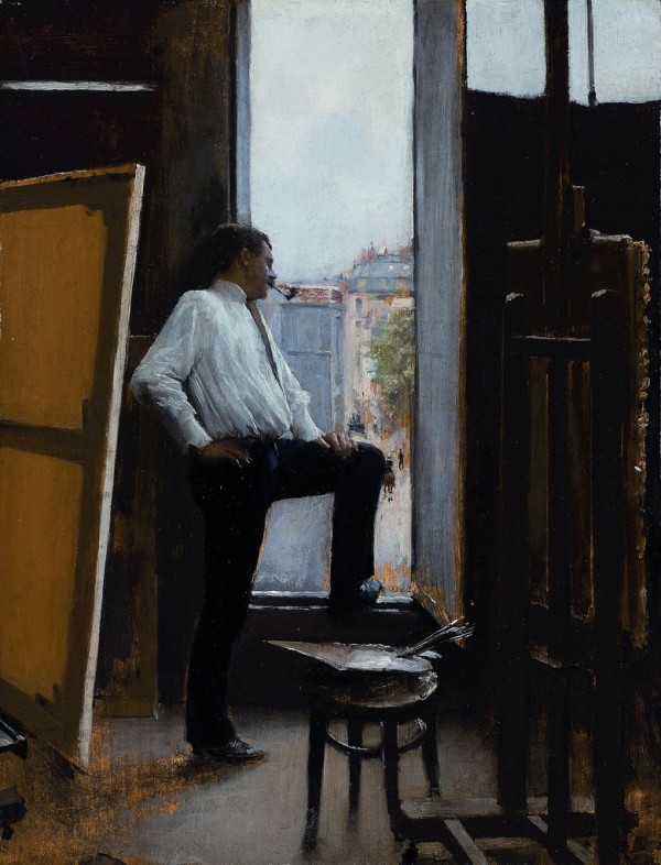 In the studio by Jean Beraud